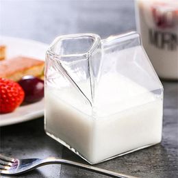 Wine Glasses Milk Cartridge Cup Coffee Creative Convenient Environmental Protection Kitchen Bar Supplies Juice Drinks Glass Durable