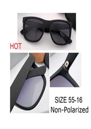 newest Whole Top quality brand sunglass justin style designer gafas for men women mirror nonpolarized UV400 gradient lens mir1976598