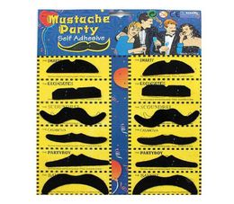 Party Fake Mustache Halloween Decorations Cosplay Costume Novelty Funny Beard Handlebar Mustaches Moustache For Christmas Gift F209341354