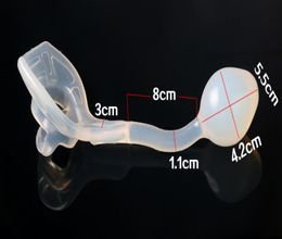 Silicone Male Masturbation Prostate Massager Perineum Massager Anal Plug With Penis Rings Spot Butt Plug Sex Toys For Men Gay Y12135761