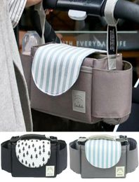 Universal Buggy Baby Pram Organiser Bottle Holder Baby Stroller Accessory Stroller Caddy Storage Bag8731145