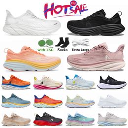 Designer sneakers running shoes men women Free People bondi Clifton 8 9 yellow black white Lilac sneaker Harbor Mist womens breathable mens Cyclamen Sports Trainers