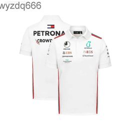 Mens Polos Mercedes-aaggmm Petronas F1 Team Polo Shirt Tshirts Lewis Hamilton Valtteri Bottas Formula 1 Car Fan Clothes 9b43 8ZBG