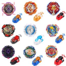 4D Beyblades Bables Blablade Burst Bey Metal Spinning Top of the line Combat Gyroscope Toy with Sparkling String Launcher Set for Childrens Christmas Gift H240517