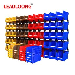LEADLOONG V2 Part Bin 12pcs 8 X5x4in201311cm Sundries Tool Organiser Box Suitable For Office Desk And Car Accessories Storage 240510