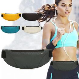Outdoor Bags Colourful Waist Bag Waterproof Bum Running Jogging Belt Pouch Zip Fanny Pack Sport Runner Crossbody Men And Women