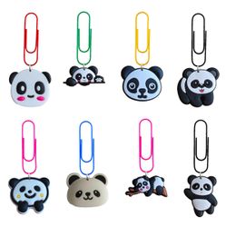 Other Arts And Crafts Panda 12 Cartoon Paper Clips Cute Small Paperclips Metal Bookmark Bookmarks Novelty Book Marker For Kids Nurse G Otw9O
