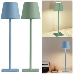 Table Lamps Cordless Lamp USB Rechargeable Stepless Dimmable Modern Portable LED Desk Touch Switch For Restaurant/Bedroom/Outdoor