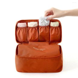 Storage Bags Portable Travel Bag Multi-function Bra Underwear Organiser Toiletry Cosmetic Case For Outdoor