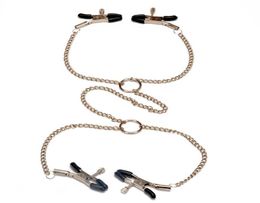 sexy nipple clamps bdsm fetish erotic toys sex games toy tools couples Stimulator Chain Clips collars Adult products for women5206575