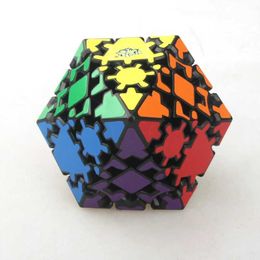 Magic Cubes LanLan Gear Dodecahedron Cone Rhombic Magic Cube Professional Speed Puzzle Y240518