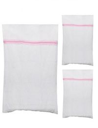 Nylon Mesh Laundry Bag Washing Cleaning Bags Washing Machine Professional Underwear Bags Solid Nursing Bag SML Novelty Household8889497