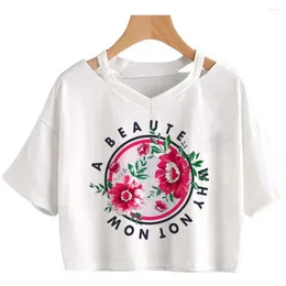 Women's T Shirts Butterfly Tshirt Women Designer Anime Harajuku T-shirts Female Streetwear Clothing