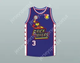 CUSTOM NAY Name Youth/Kids STEPHON MARBURY 3 BRICKLAYERS BASKETBALL JERSEY 7TH ANNUAL ROCK N JOCK B BALL JAM 1997 Top Stitched S-6XL