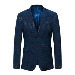 Men's Suits Boutique Blazer Italian Style Elegant Fashion High-end Simple Business Leisure Show Gentleman's Formal Fitted Jacket