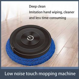 Robotic Vacuums 2024 New Mute Touch Mopping Robot Wireless Sweeping Wet And Dry All-In-One Cleaning Machine Smart Home Appliance Vacuum Cleaner J240518
