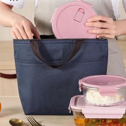 Storage Bags Large Capacity Oxford Cloth Insulation Lunch Thermal Food Container Picnic Travel Portable Waterproof Women Cooler Tote Bag