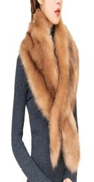 Scarves Womens Winter Faux Fur Scarf Long Wrap Collar Shawl Shrug Warm Soft Cosy Neck Warmer Neckerchiefs7018234