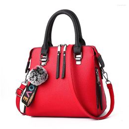 Shoulder Bags 2024 Autumn And Winter Soft Leather Handbag Lychee Pattern Female Bag Korean Casual One-shoulder Messenger
