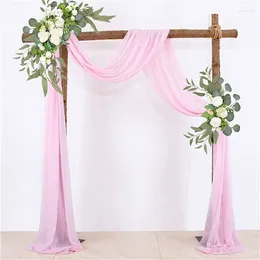 Party Decoration 2 Pcs Artificial Wedding Arch Flowers Kit Garlands Silk Peony Flower Swag Welcome Sign Floral For Ceremony