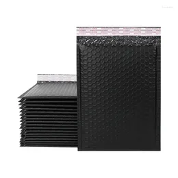 Storage Bags 10Pcs Black Self Seal Bubble Envelope Mailers Padded Packaging For Business Mail Gift Bag Multiple Sizes