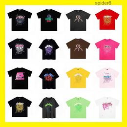 Sp5de Men t Shirt Designer Pink Young Thug r Women Quality Foaming Printing Web Top Pattern Tshirt Fashion C0G8 C0G8 44WG