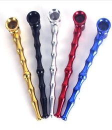 Metal Bar Mini Portable Filtering Cigarette Holder Pipe for Ladies Bamboo Classic Long Cigarette Smoking3804568