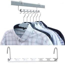 Wardrobe Storage Wardrobe Hook Space Saver Hangers 2pcs Closet Organizing Racks Multiple Clothes Hanger Matal Durable Hook14204327