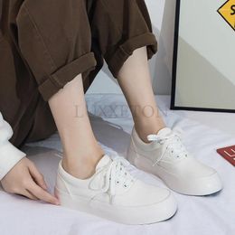 Casual Shoes Women Little White 2024 Shallow Mouth Round Head Sports Autumn Wedge Basket Summer