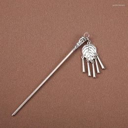 Hair Clips Alloy Leaf Fresh Handmade Hairpins Classic Chinese Stick Pins For Women Charm Jewellery Accessories Ornaments