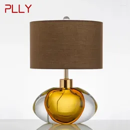 Table Lamps PLLY Nordic Modern Glaze Lamp Fashionable Art Iiving Room Bedroom El LED Personality Originality Desk Light