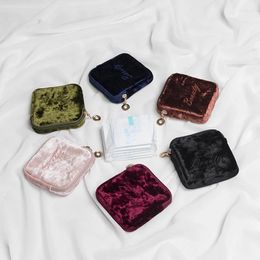 Storage Bags Portable Sanitary Napkin Bag With Waterproof Cosmetics Small Large Capacity And Simple Girl Heart