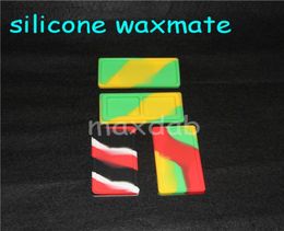 boxes smaller Waxmate Containers Big Silicone Rubber Silicon Storage Square Shape Wax Jars Dab Concentrate Tool Dabber Oil Holder 8392085