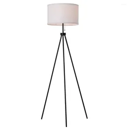 Floor Lamps 58" Black Metal Tripod Lamp Modern Young Adult Dorms And Home Office Use.