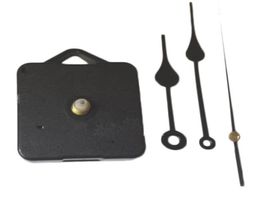 Home Clocks DIY Quartz Clock Movement Kit Black Clock Accessories Spindle Mechanism Repair with Hand Sets Shaft Length 13 8940408