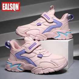 Athletic Outdoor Fashion Children Sneakers Boys Shoes Leather Pu Kids Shoes School Casual 6 To 12 Years Sports Tennis Sneakers for Girls Y240518