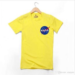 designer mens shirt classic NASA T Shirts fashion polp T shirt Breathable and quick drying Short sleeve casual picture printing clothing 328