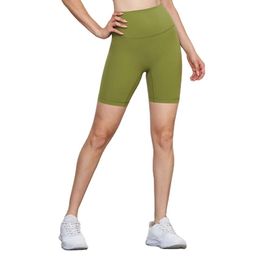 Lu Align Shorts Summer Sport Elasticity Nude Feelg Tight Pants Freesize High Waisted Sports Shorts LL Lmeon Gym Woman