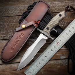 Outdoor knife camping knife Outdoor self-defense knife crafts do not open knife