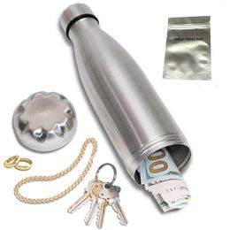Storage Bags Diversion Water Bottle Can Stainless Steel Tumbler Safe With A Food Grade Smell Proof Bag Bottom Unscrews To Store