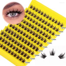 False Eyelashes 120 Cluster Grafted Section Curl Natural Lashes. DIY Eyelash Extension