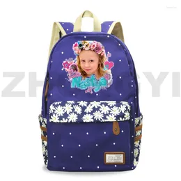 Backpack Kawaii Pink Girls Gift Russia Like Nastya Trend Floral Female Daypack Lovely Cartoon Canvas Mens Bookbag