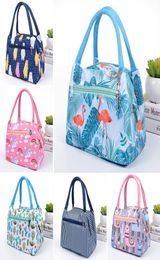 Storage Bags Fresh Cooler Portable Oxford Fabric Lunch Bag Food Insulated Reusable Picnic Bento Thermal Box Container Zipper Bag8273957