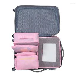Storage Bags 6pcs/set High-grade Suitcase Organiser Shoes Set Luggage Laundry Pouchs Packing Travel Bag