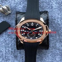 5 Colours Hot Sell Fashion Mens Wristwatches 40 5 mm 5164 5164A-001 18k Rose Gold Asia 2813 Movement Automatic Rubber Strap Men's W 211x
