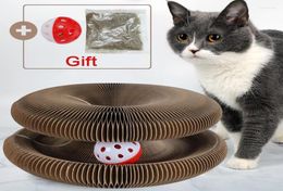 Cat Toys Pet Toy Multifunction With Ball Funny Scratcher Board Protect Furniture Cats Chase Interactive Pets Track1252058
