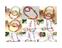 20 Sets Cute Children Cartoon Wooden Bead Necklaces And Bracelets Set Post 02Pdg7909483