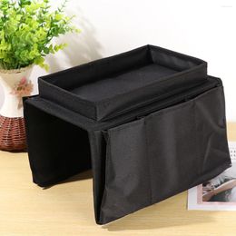 Storage Bags Minimalist Sofa TV Remote Control Mobile Phone Holder Manager Armchair Bag Tool With Cup Tray