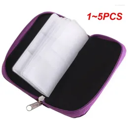 Storage Bags 1-5PCS Universal Electronics Accessories Organizer/Travel Gadget Bag For Cables Memory Cards Flash Hard Drive Card