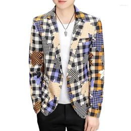 Men's Suits High Quality Blazer Korean Version Trend Elegant Fashion High-end Simple Business Casual Party Gentleman Slim Dress Coat